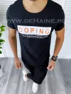 Tricou barbati negru slim fit B5463 O6-5.2